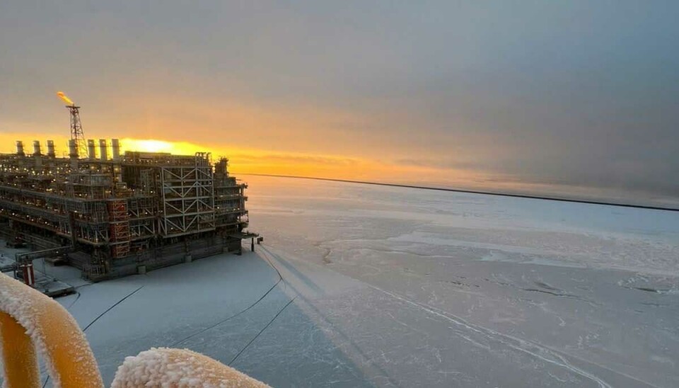 A quickly expanding layer of sea-ice is covering the Gulf of Ob and the waters surrounding the Arctic LNG 2 production objects.