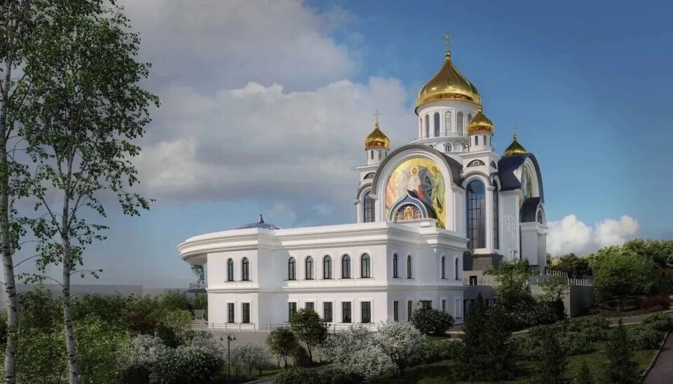 The projected cathedral in Murmansk will be almost 70 meter high. Эскиз Спасо-Преображенского Николаевского Морского кафедрального собора.