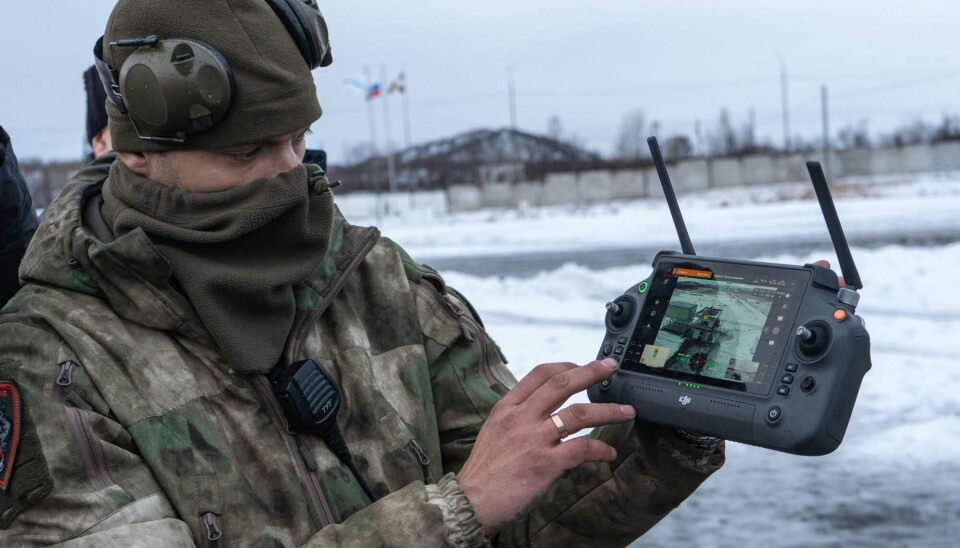 Drone instructor at the 61st Naval Infantry Brigade in Sputnik, Kola Peninsula.