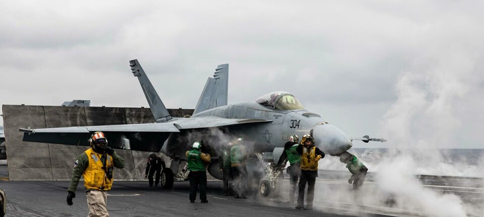 Harry S. Truman carrier strike group on exercise inside the Arctic Circle