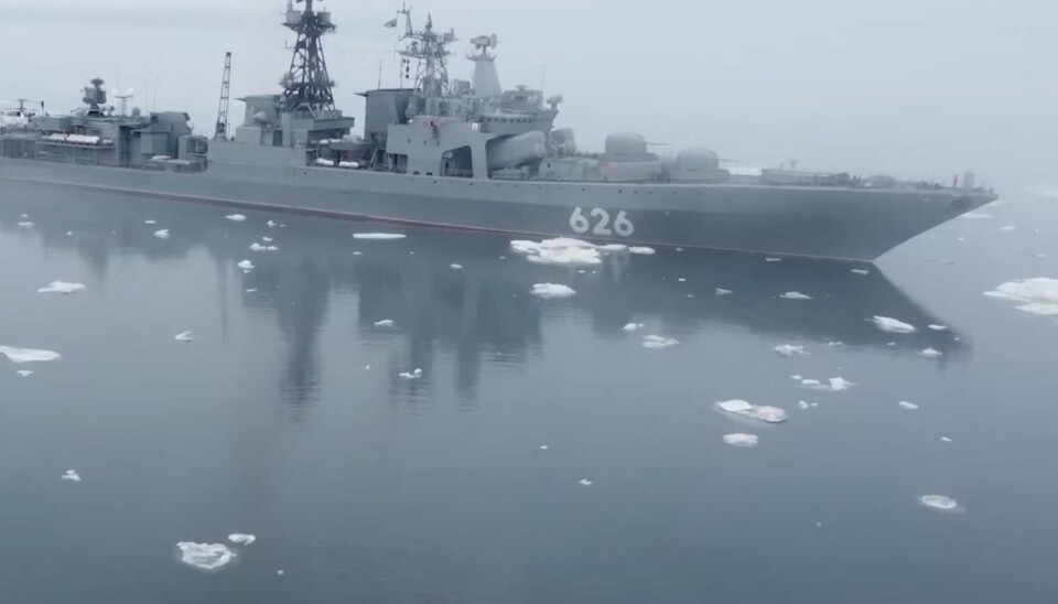 The Vice-Admiral Kulakov was one of three Navy vessels that took part in this year's Northern Fleet Arctic expedition.