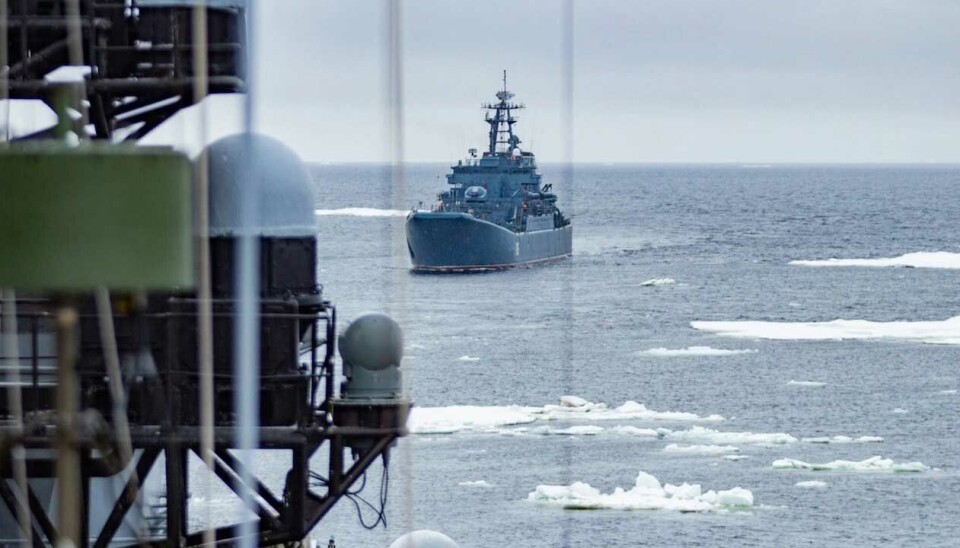 Landing vessel Aleksandr Otrakovsky was part of the expedition along the Northern Sea Route.