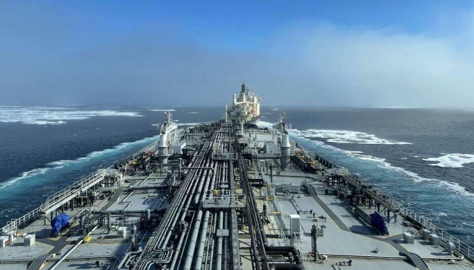 Shipment of Russian oil through north Russian waters.