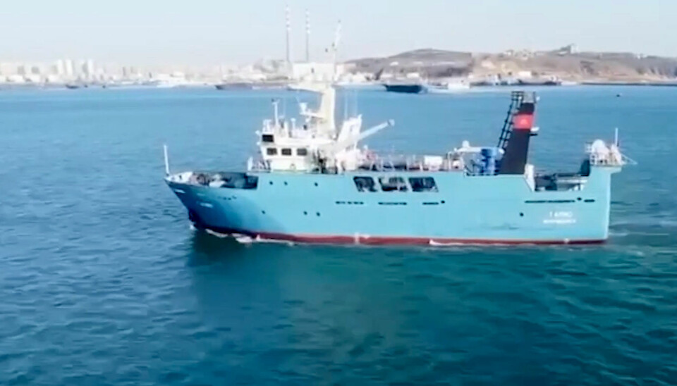 Trawler Tarmo has the Russian military town of Ura-Guba as its home base.