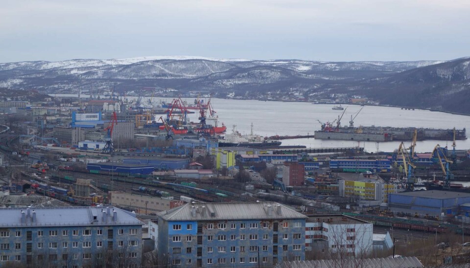 The port of Murmansk.