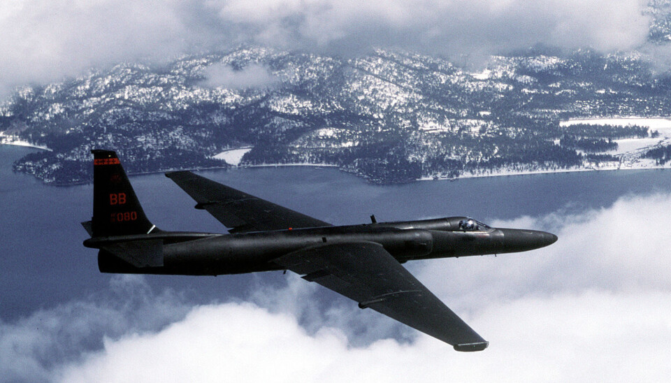 An Air Force U-2 has this week been on mission to northern airspace as part of a joint Norwegian, U.S., British training.