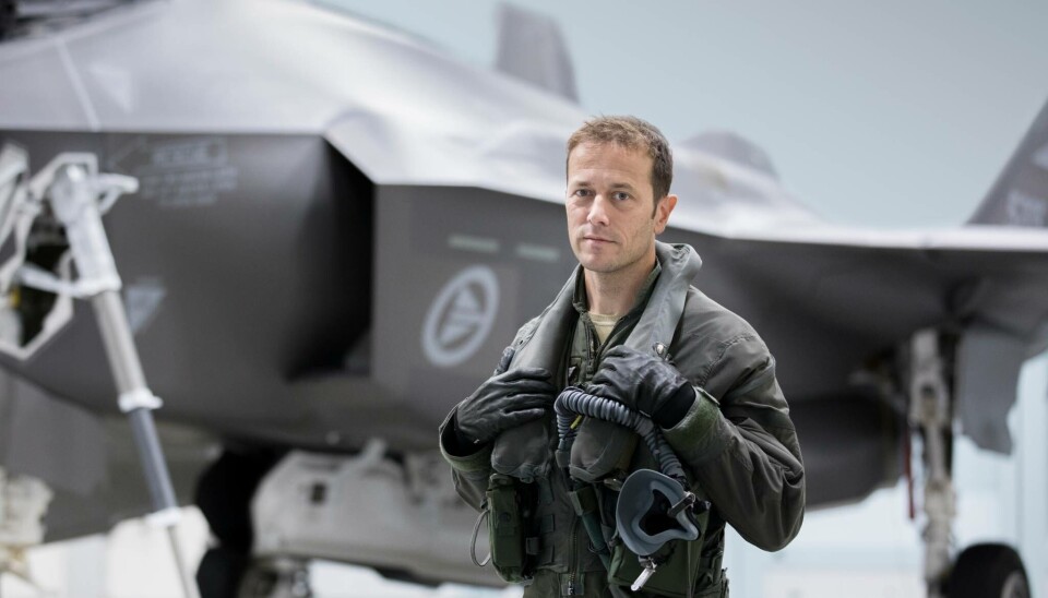 Chief of the Norwegian F-35 fighter jets Morten Hanche.
