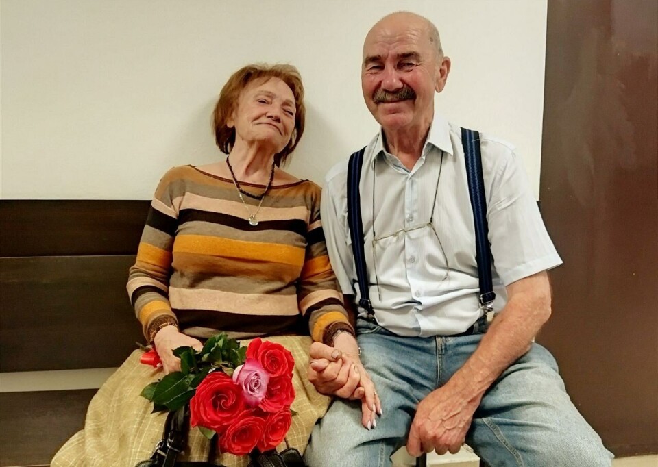 Tatyana Savinkina and activist Vladimir Malegin. In 2023, he was fined for a poster 'I am against the bombing of peaceful cities.'