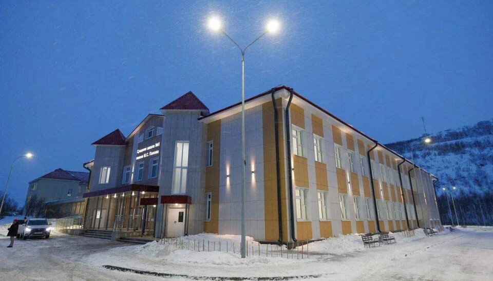 The new school building in Pechenga.