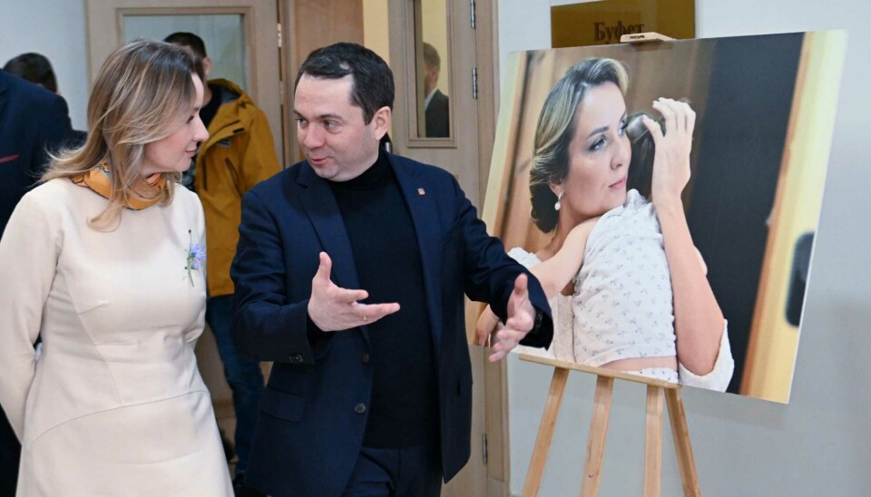Maria Lvova-Belova and Andrei Chibis in Murmansk.