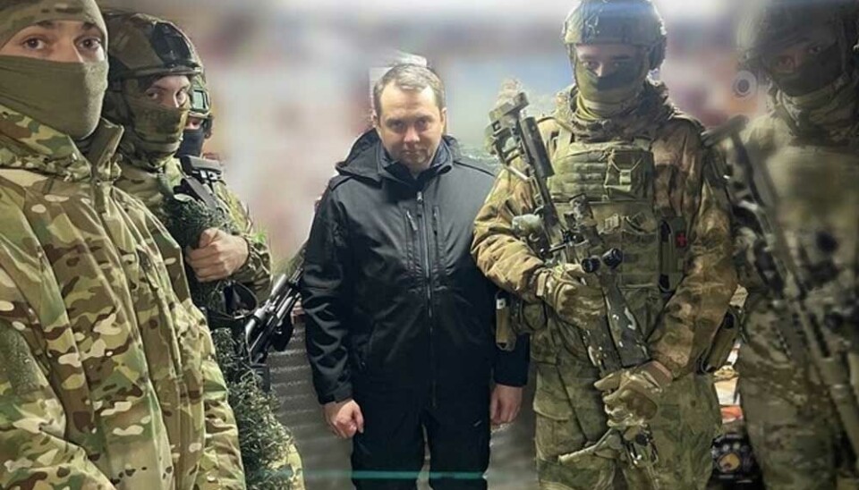 Andrei Chibis meets with soldiers from the Kola Peninsula fighting in Ukraine.
