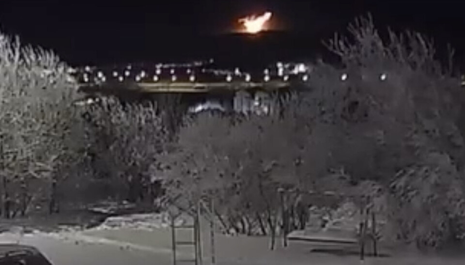Walls and windows were shaking in the northernmost apartment blocks in Murmansk. A CCTV camera recorded the explosion.