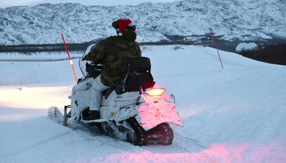 Christmas in Grense Jakobselv on Norway's border to Russia.