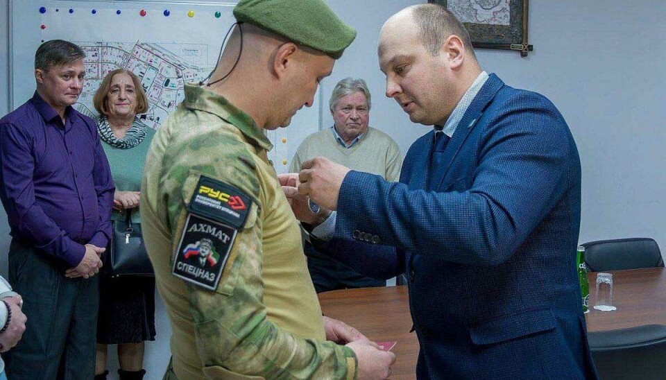Сергей Резанцев награжден наградой за 'храбрость' во время нападения на Украину.