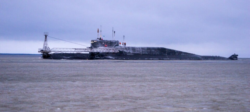 Upgraded nuclear missile sub conducts tests in icy waters