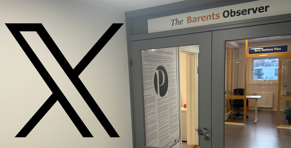 The Barents Observer closes its door for X.