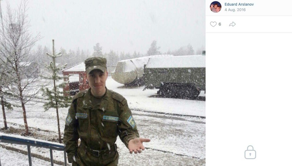Eduard Arslanov served at unit 27287 in Iyvara in 2015. Now is he most likely fighting in Ukraine.