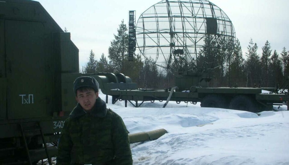 Serviceman at Iyvara (2009).