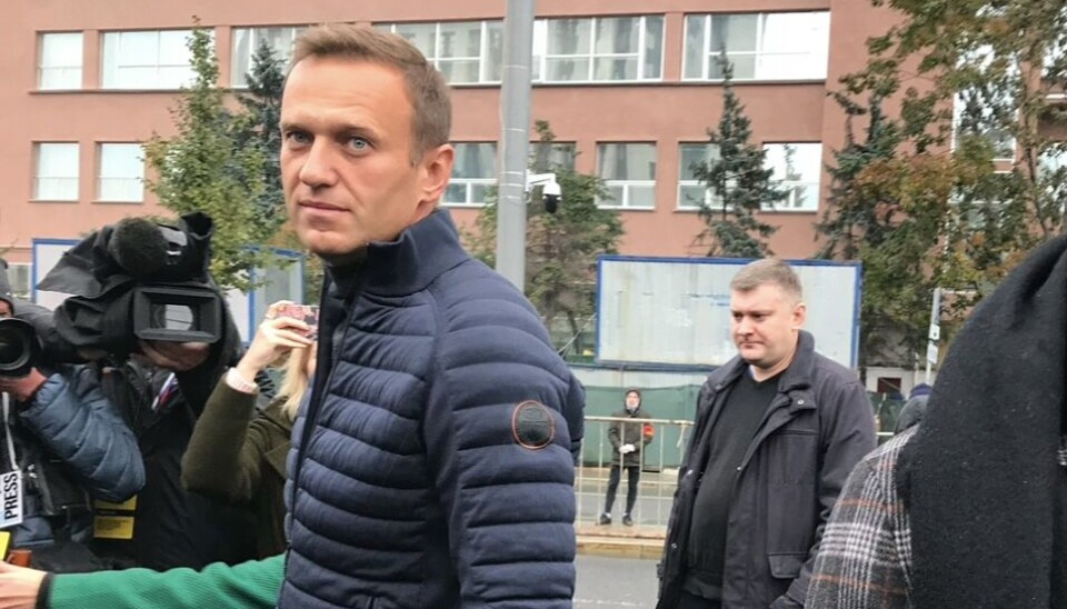 Late opposition leader Aleksei Navalny in Moscow.