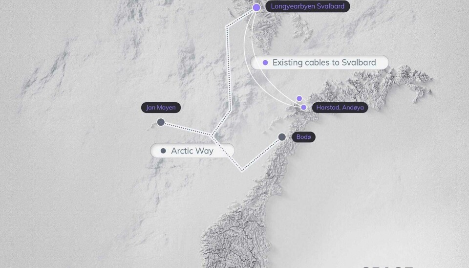 The Arctic Way Cable System connects both Jan Mayen and Svalbard.