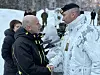 Chief-of-command with the Norwegian Joint Headquarters, Vice Admiral Rune Andersen, was in charge when UK Defence Secretary John Healey visited the Norwegian military border guards.