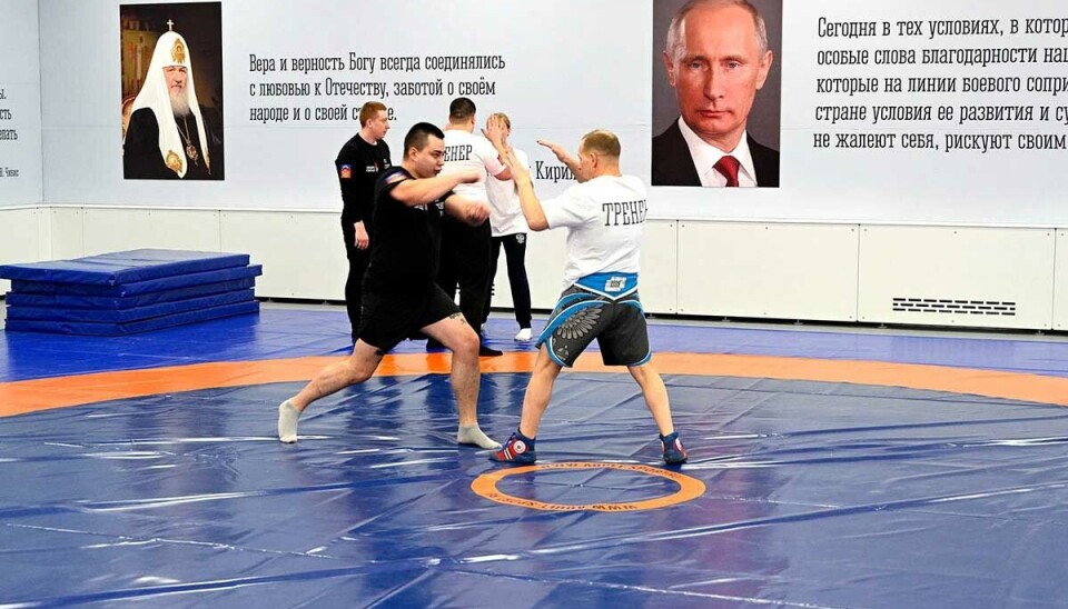 Training with Putin and Kirill in the Murmansk Spirtual Sport Centre.
