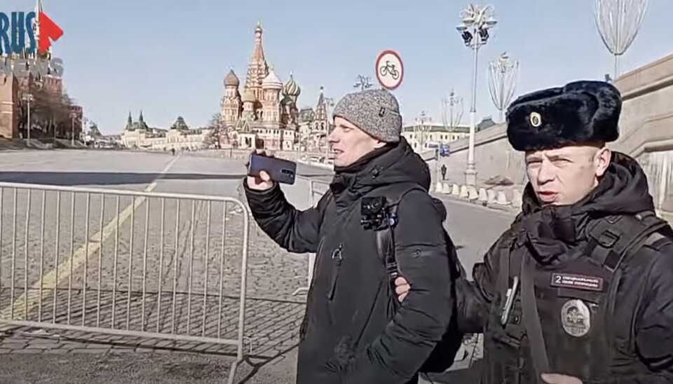 Several people who were filming were detained by police.