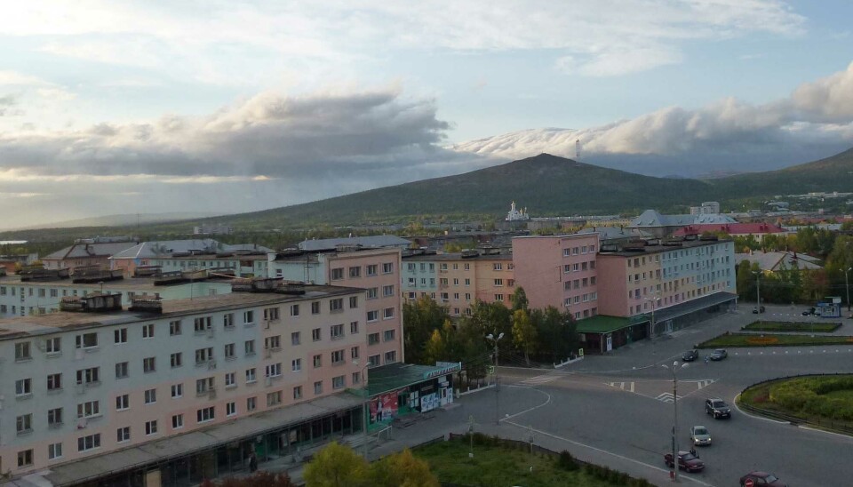 The city of Monchegorsk.