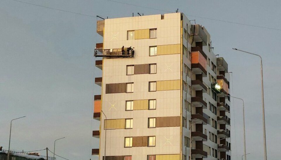 Один из немногих новых домов в Мурманске New house in Murmansk