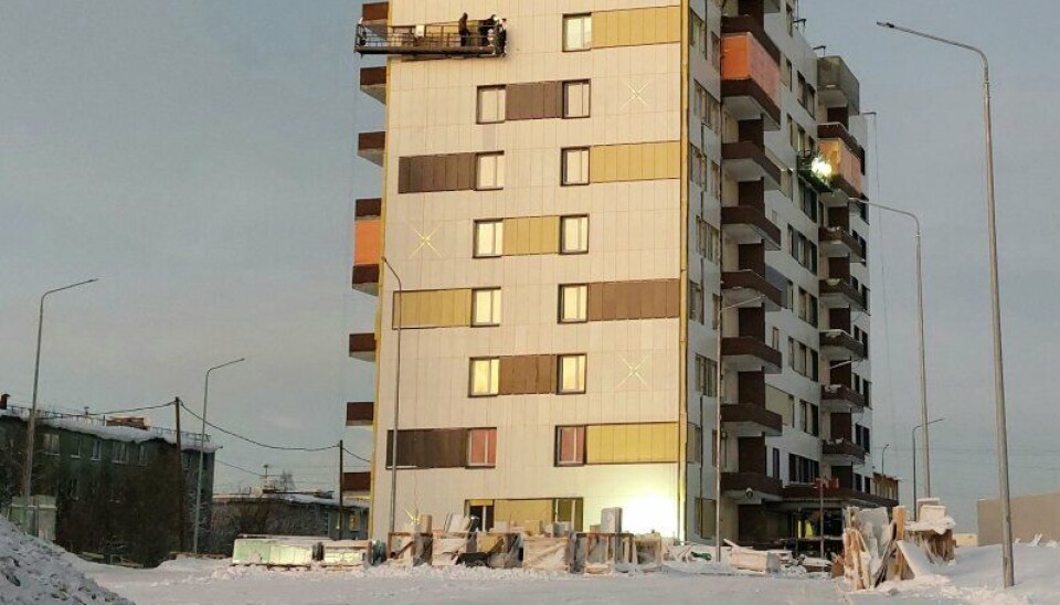 Один из немногих новых домов в Мурманске New house in Murmansk