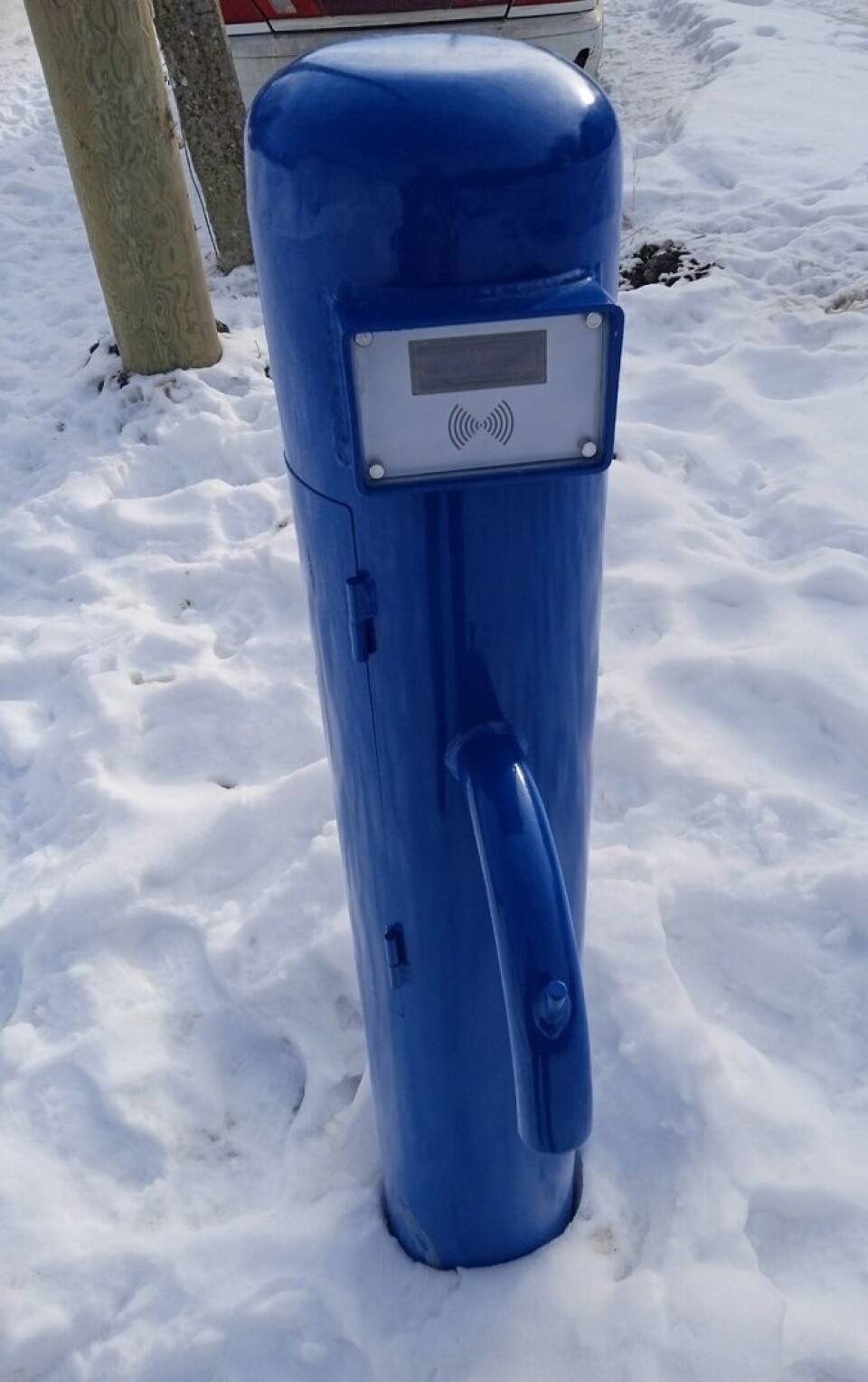 Новая водоразборная колонка в Кондопоге.