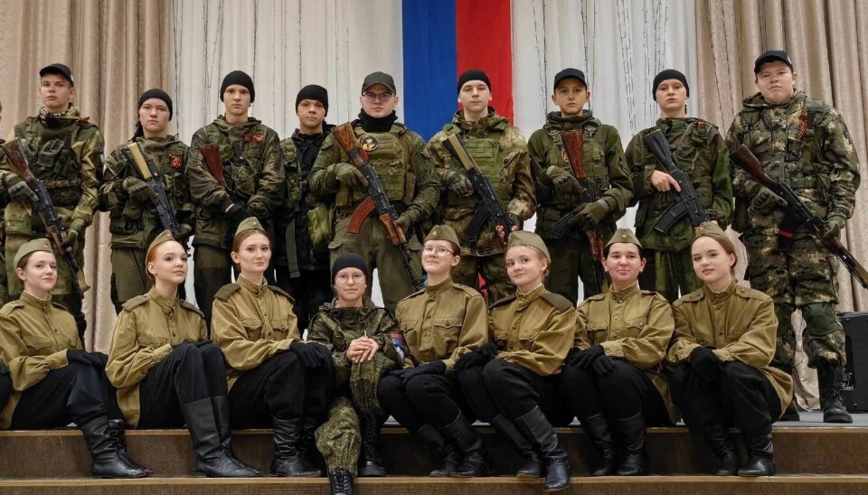 The militant Kolchuga organisation performed at the 85-years anniversary celebration for the FSB Border Guard unit in Nikel, Kola Peninsula.
