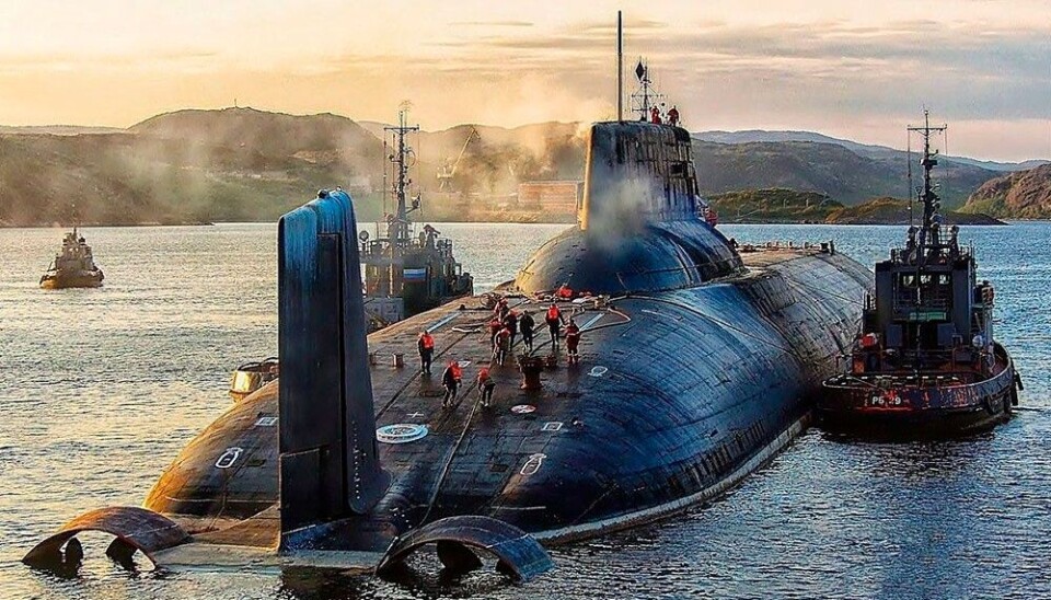 The giant Typhoon submarines were based in Zapadnaya Litsa, the Northern Fleet's westernmost naval base on the Kola Peninsula, a short 60 from the border with Norway.