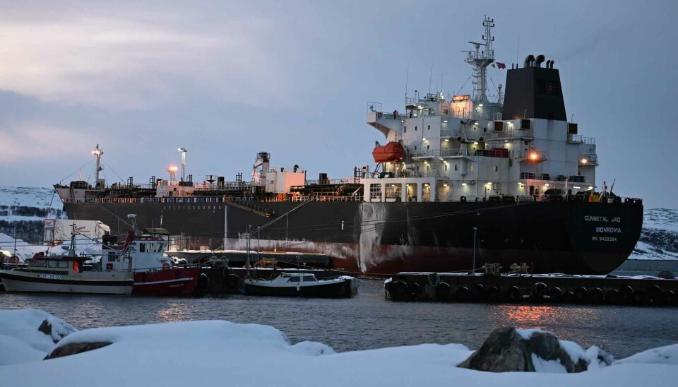 Oil tanker Gunmetal Jag unexpectedly made port call to Kirkenes. The ship has previously sailed Russian oil from the Black Sea.