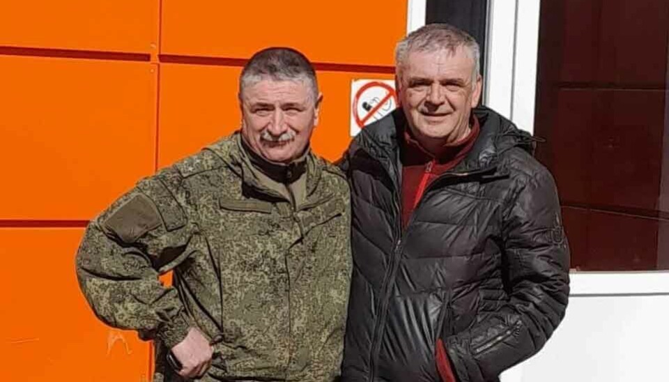 Magomedali Magomedzhanov (left) was 57 years old when he was killed in Ukraine.