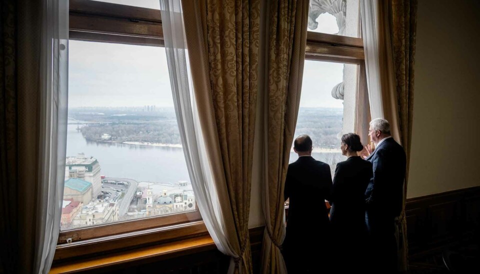 A view towards a country at war. Espen Barth Eide and Tonje Brenna meets Ukrainian Foreign Minister Andrii Sybiha.