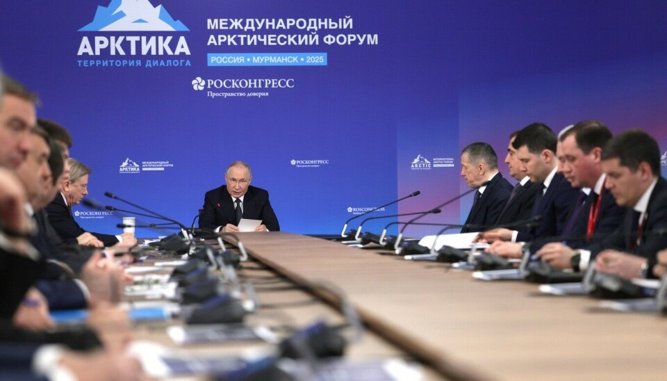 At the Arctic Forum meeting in Murmansk, Vladimir Putin talked about Russia's Arctic shipping along the Northern Sea Route, a shipping lane where the cargo flow today is far less than Putin previously planned for.