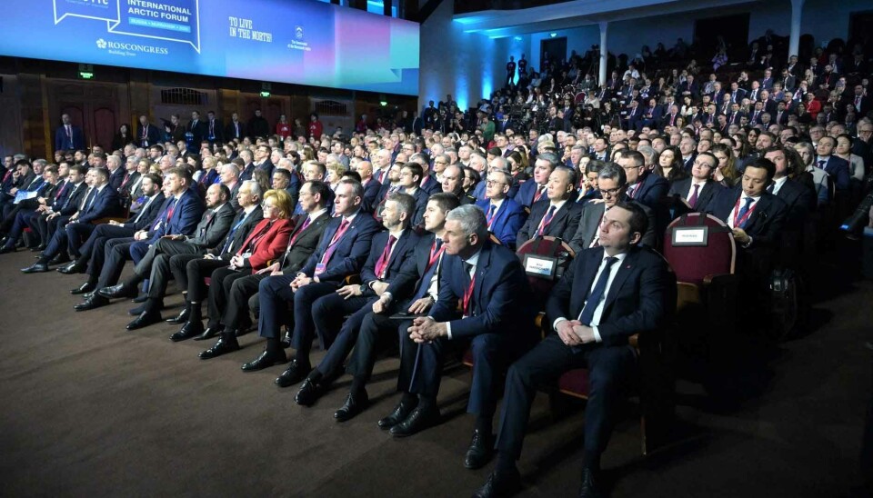 The top brass of Russia's elite assembled in the Murmansk Philharmonie.