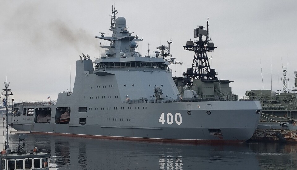 The icebreaking patrol vessel Ivan Papanin made port call to Severomorsk, the main warship base on the Kola Peninsula, on March 31.