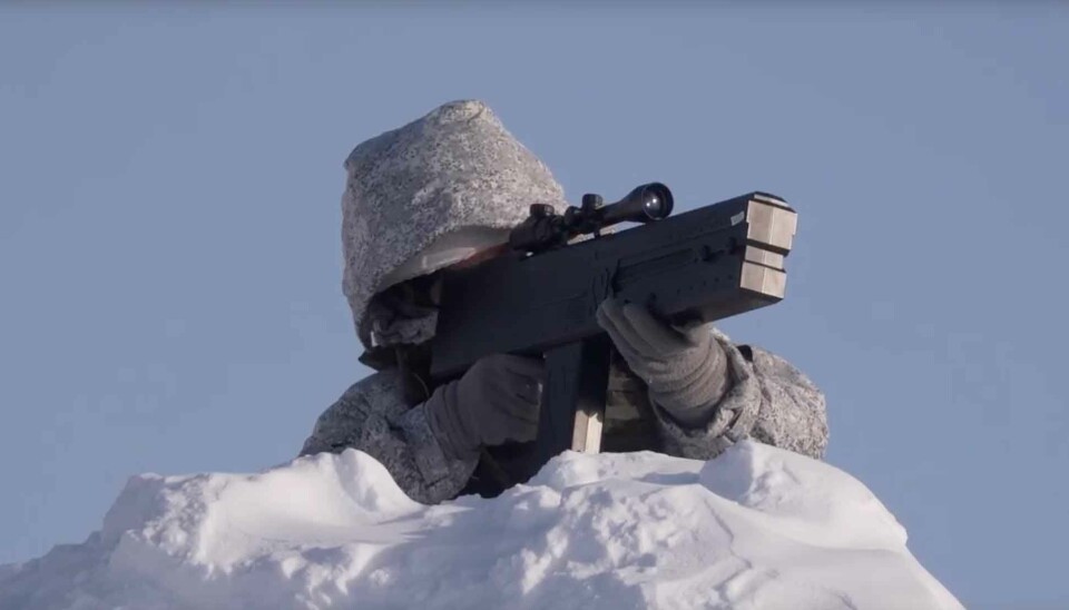 Chinese-made anti-drone gun used by Russian forces in the remotest Arctic.