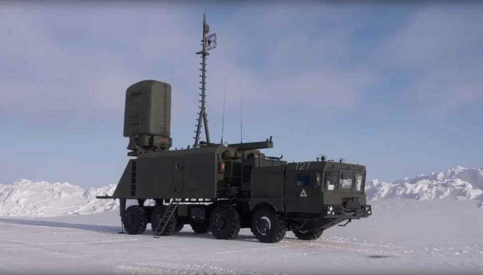 Radar system Monolit-B at Franz Josef Land.