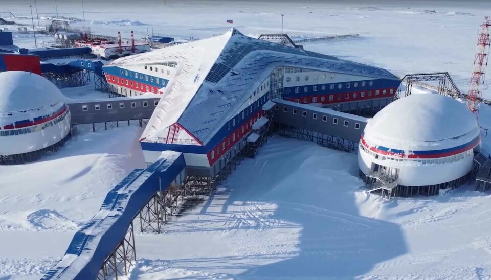 The Trefoil base complex at Nagurskoye includes 14,000 square meters of connected buildings.