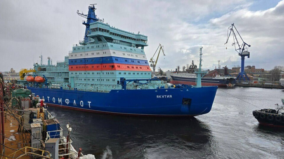 The Yakutia icebreaker left the embankment of the yard in St. Petersburg on April 4. The voyage goes around Scandinavia towards the Barents Sea and the vessel's new homeport in Murmansk.