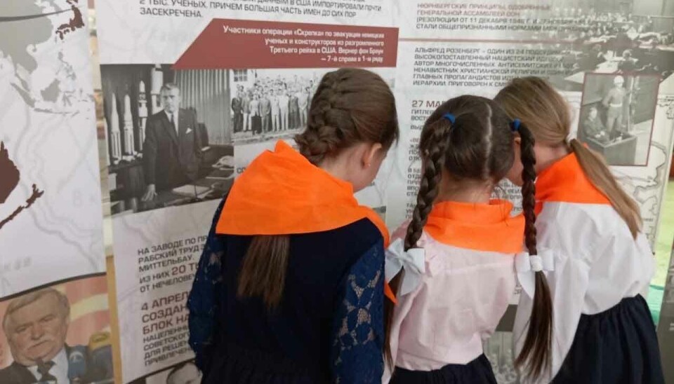 Washing the brains of Russian kids.