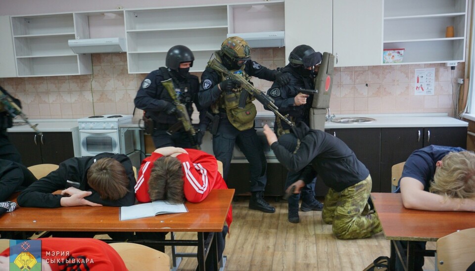 Учения в одной из Сыктывкарских школ