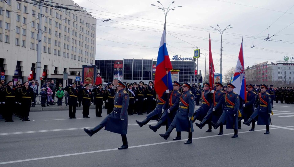 Парад Северного флота в Мурманске.