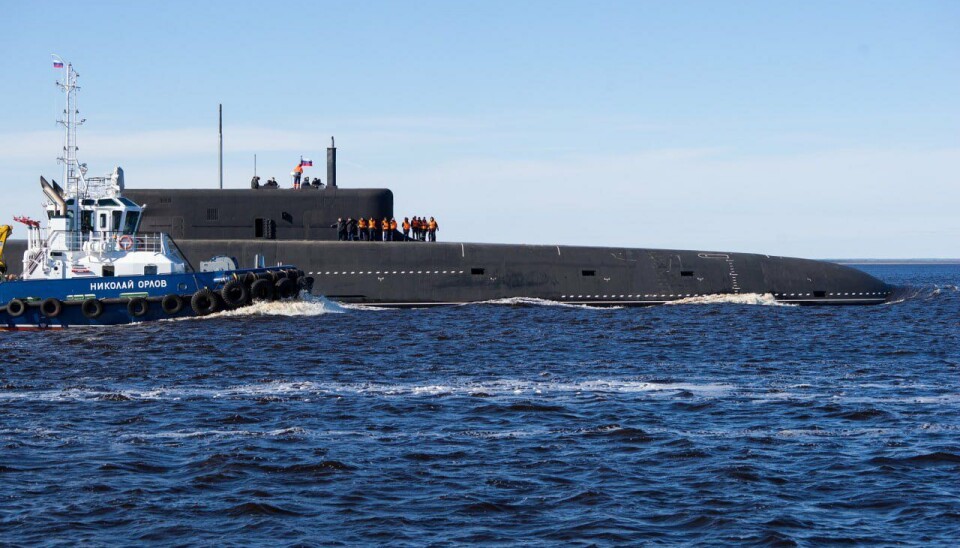 The K-555 Knyaz Pozharsky sailed out from Severodvinsk into the White Sea on Monday May 12.