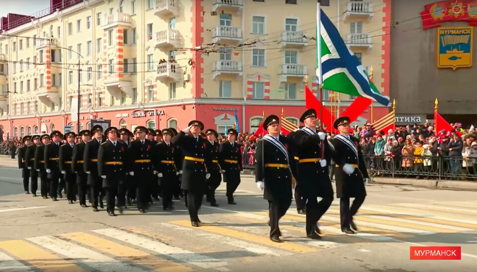 The FSB was represented in the parade with officers from the Coast Guard, as well as the Border Guard service.