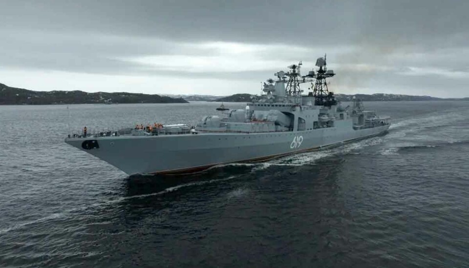 The Severomorsk in the Kola Bay.