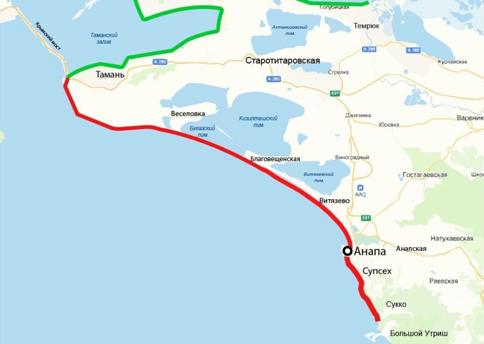 Анапа, загрязнение. Чиновники подчеркивают, что запрет на купание распространяется на весь курортный сезон.